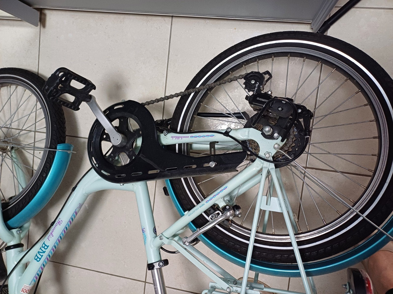 Bnb meisjesfiets, Enlèvement