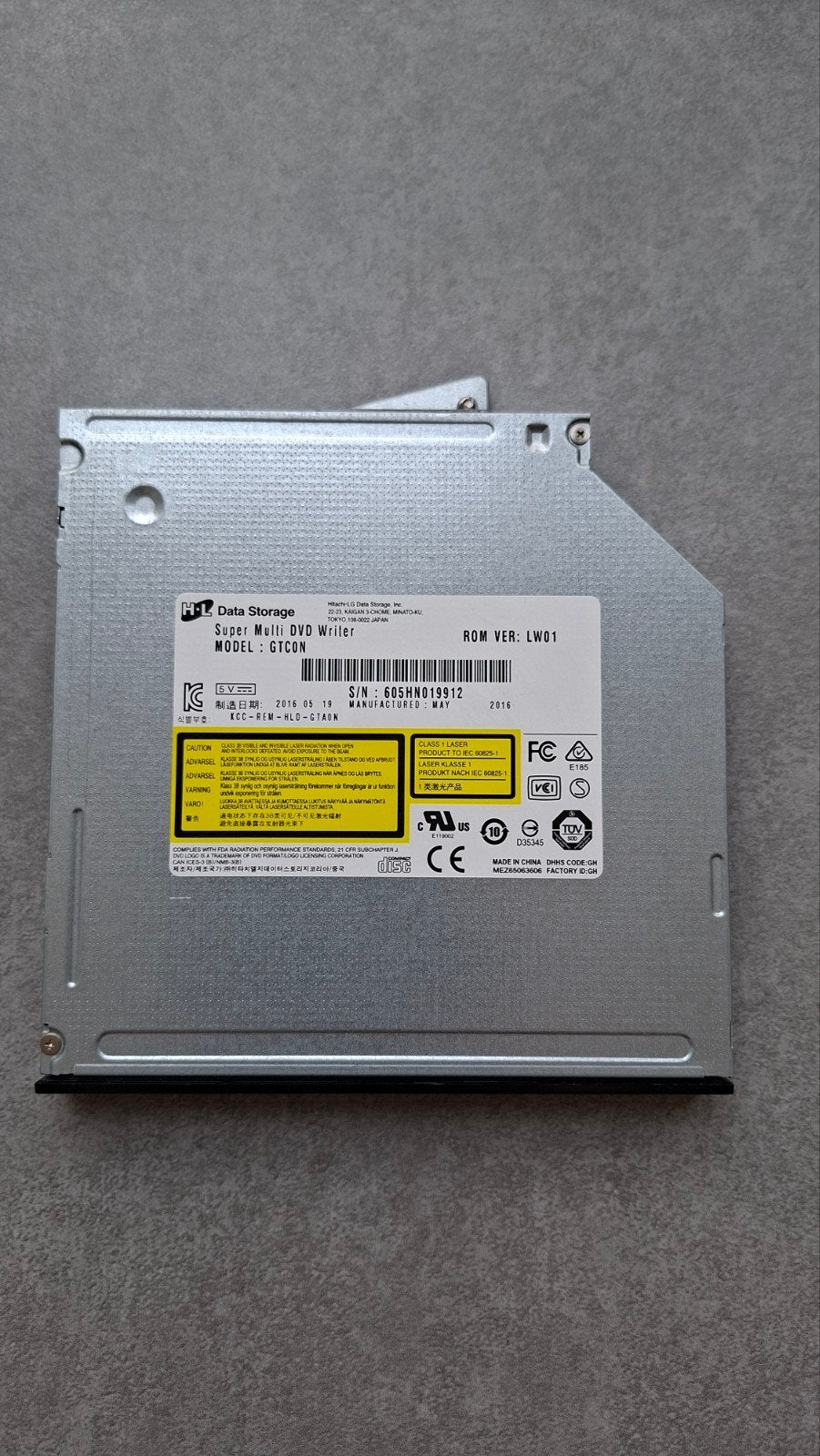Compact Disc ReWritable/DVD. INTERNE., Enlèvement, Comme neuf, Interne, Dvd