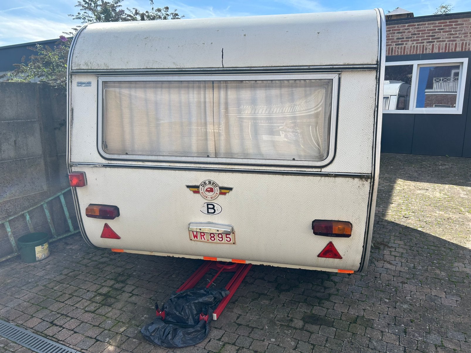 Vintage casbah GT Dereu, Caravans en Kamperen, Overige merken, Standaardzit, Uitbouw voortent, Omvormbare zithoek