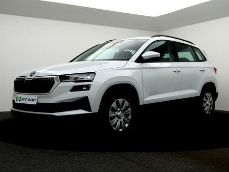 Skoda Karoq 1.0 TSI Active 110 PK *AIRCO*CRUISE CONTROLE*BLU, Wit, Karoq, Handgeschakeld, 130 g/km