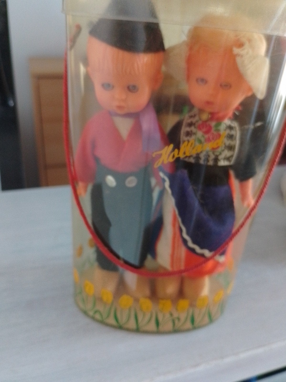 Vintage jaren 60, Elcee Haly Holland popjes /originele doos, Ophalen of Verzenden