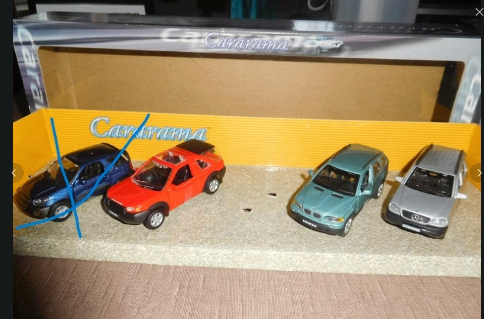 3 miniatures Cararama SUV années 2000, Enlèvement ou Envoi, Neuf, Voiture
