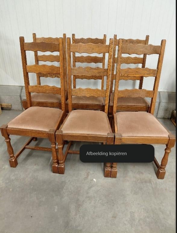 gratis 6 stoelen in goed staat, Huis en Inrichting, Ophalen