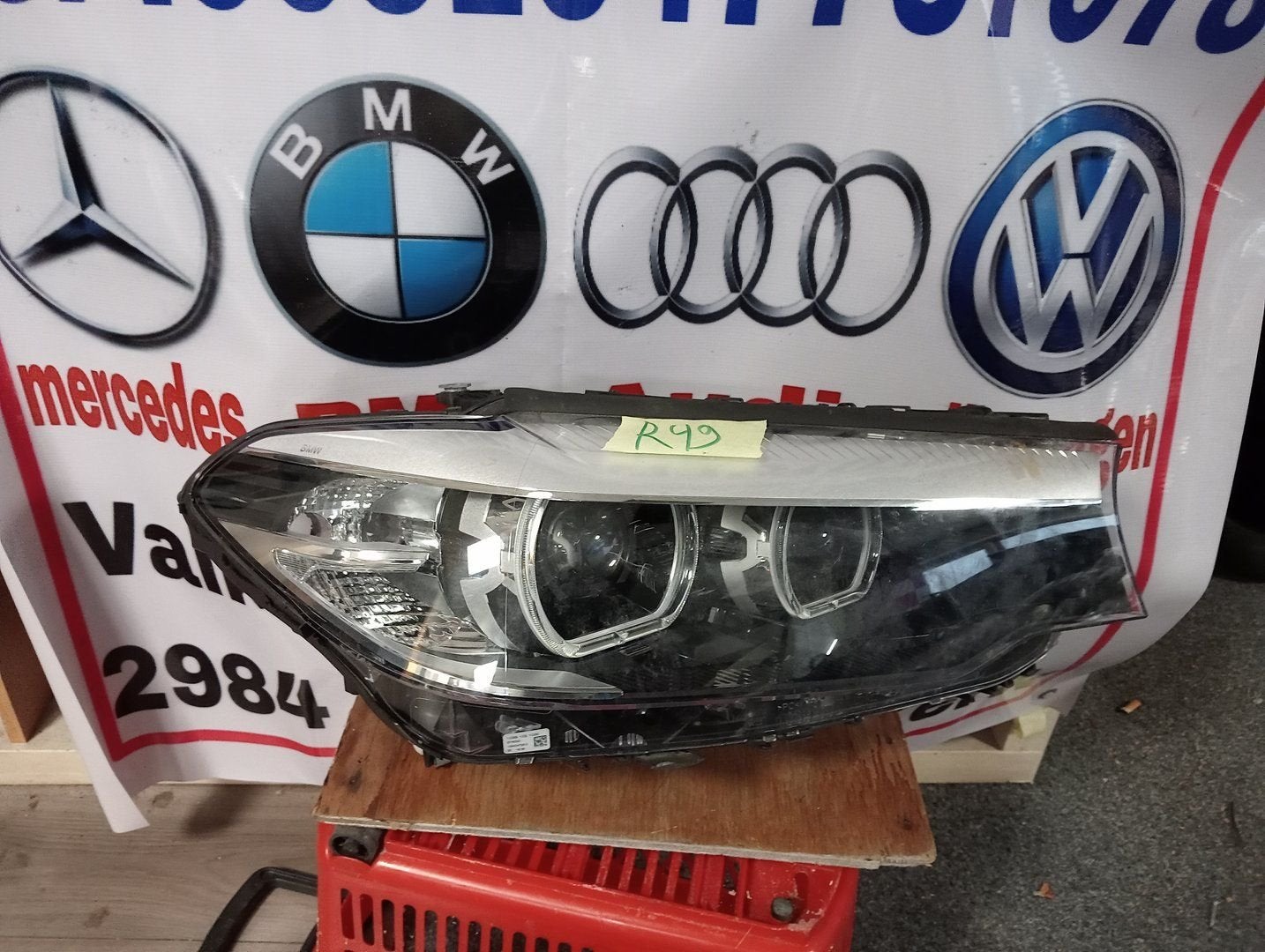 Koplamp BMW 5 Serie G30 G31 Koplamp Voll LED 8499122-01 RECH, Auto-onderdelen, Gebruikt, -, -, Ophalen of Verzenden