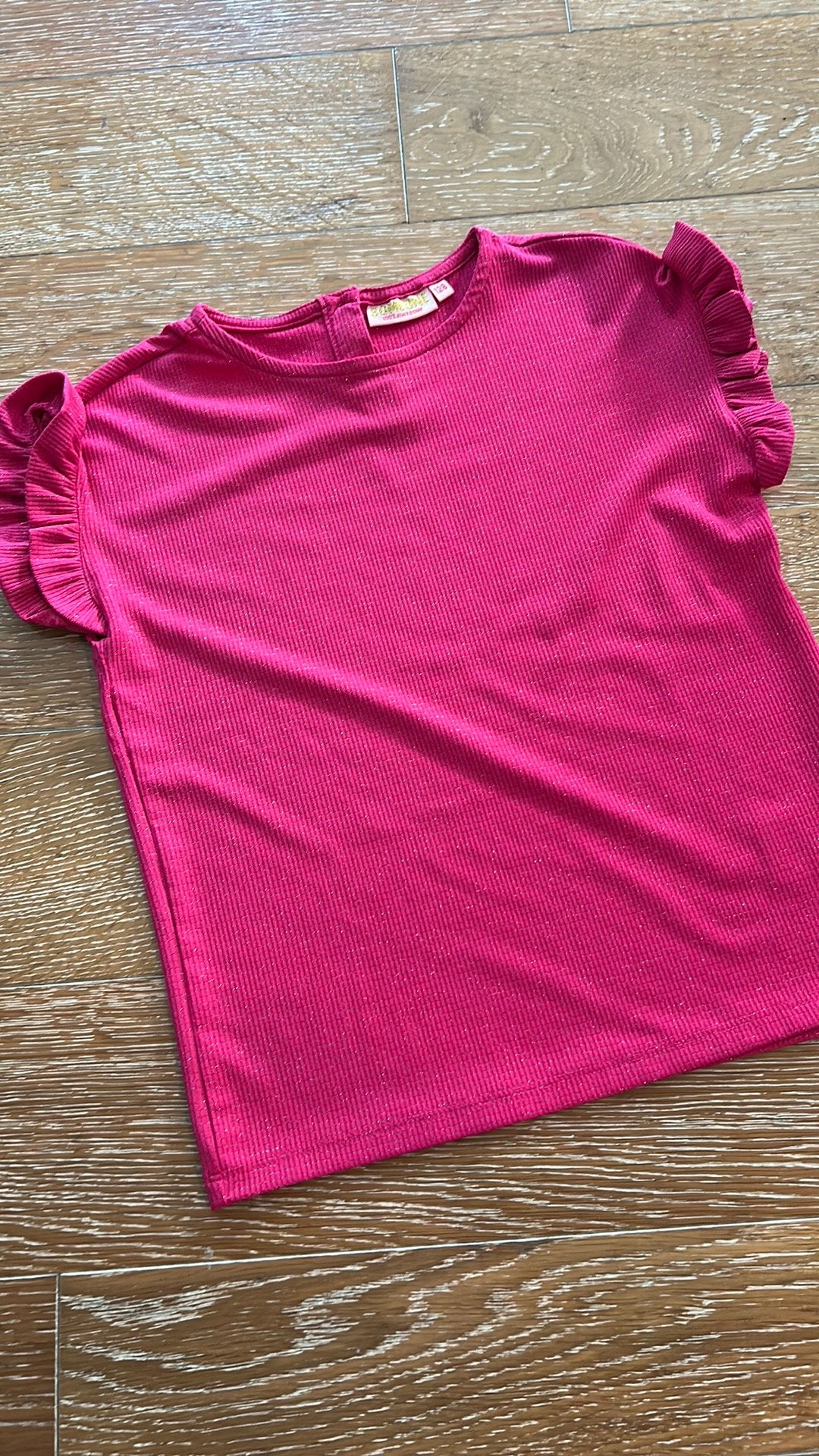 Roze T-shirt, Kinderen en Baby's, Ophalen, Zo goed als nieuw