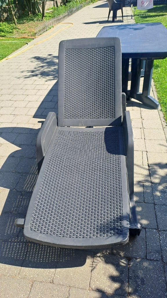 Tuin ligstoel, Ophalen, Gebruikt