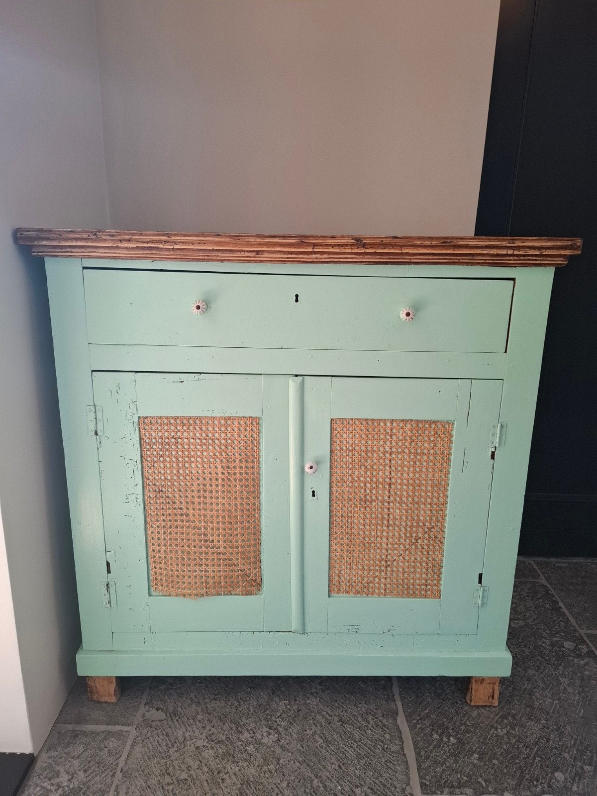Vintage kast, Ophalen