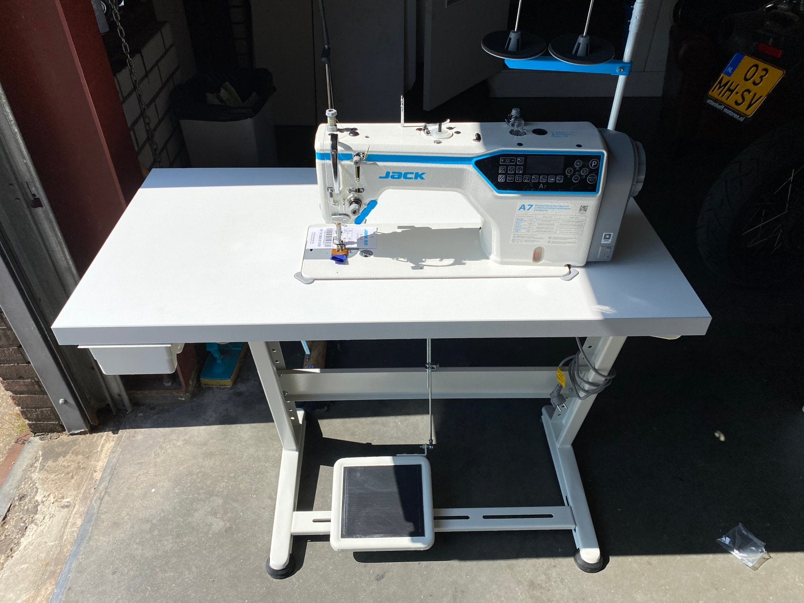 Industriele naaimachine jack a7 vol automaat nieuw model, Overige merken, Nieuw, Ophalen of Verzenden, Naaimachine