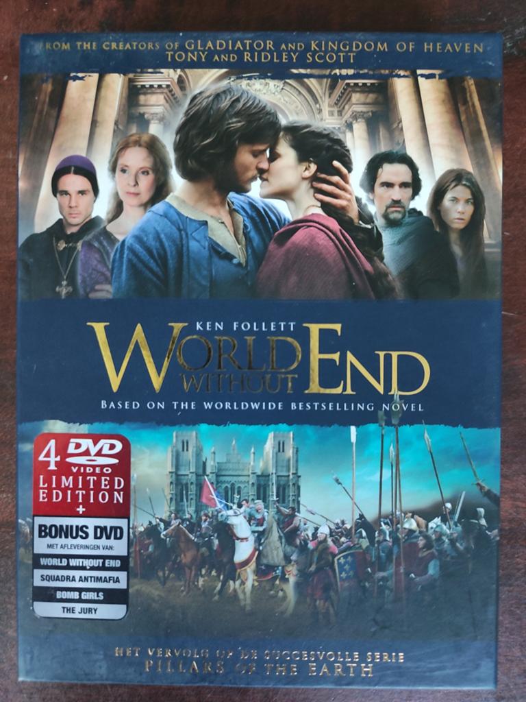 4-DVDbox Limited Edition: WORLD WITHOUT END (KEN FOLLETT), Ophalen of Verzenden, Zo goed als nieuw