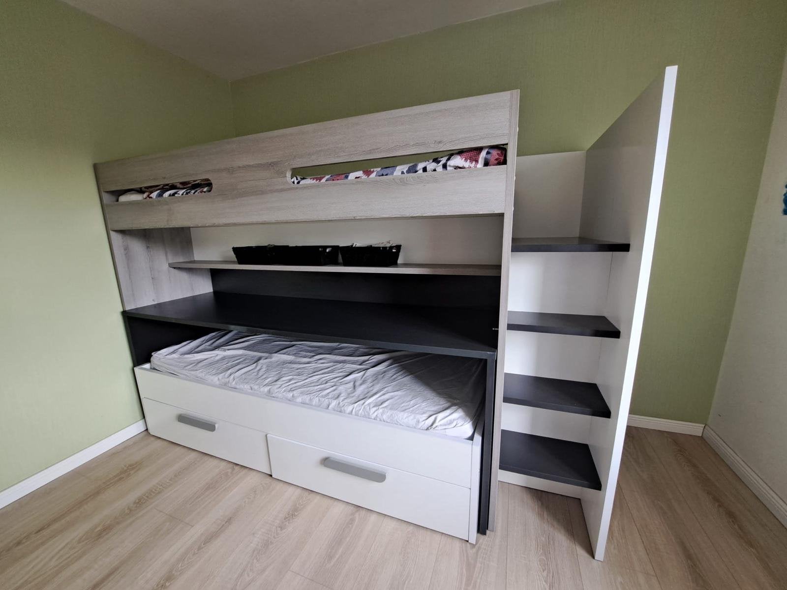 Conception de salle complète et pratique pour d'étudiants, Maison & Meubles, 100 cm, Une personne, Enlèvement, Utilisé