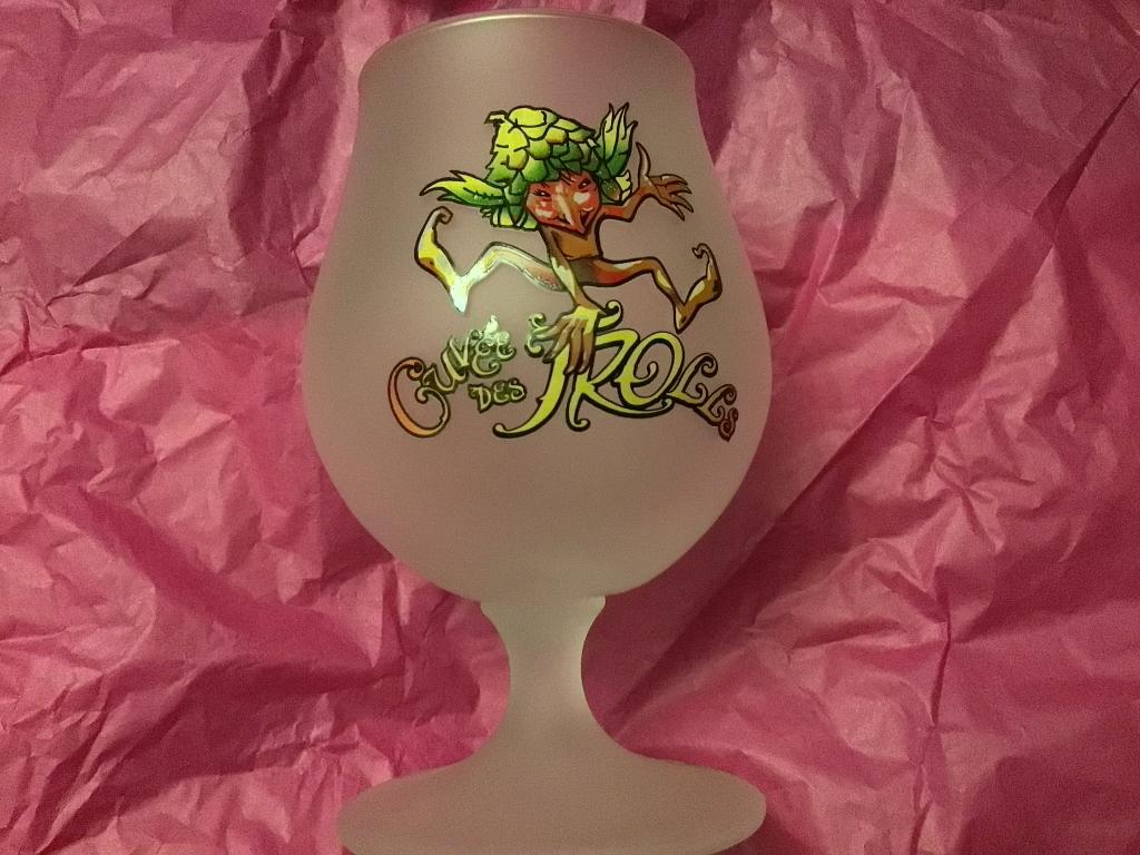 6 cuvée des Trolls mat Belgisch bierglazen 25cl Pipaix erfg, Verzamelen, Biermerken, Ophalen of Verzenden