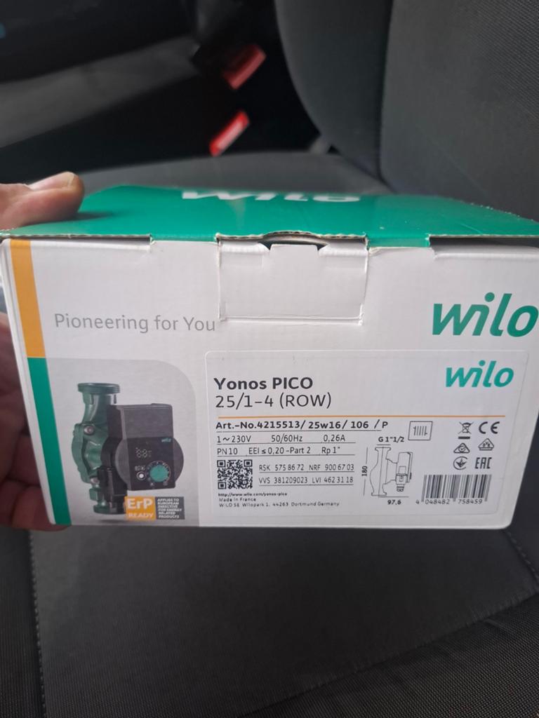 Circulateur wilo 25 1/4 jamais utilisé dans sa boite., Bricolage & Construction, Enlèvement, Neuf, Chaudière CC ou Chaudière combinée