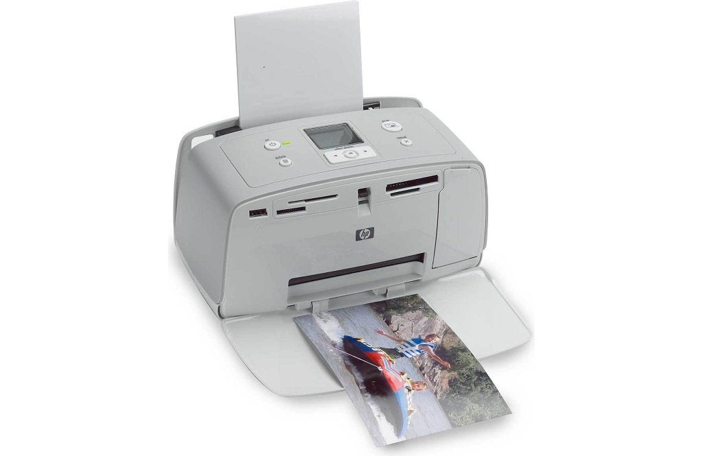 HP Photosmart 325 compacte fotoprinter, Ophalen of Verzenden, Zo goed als nieuw, Fotoprinter, HP