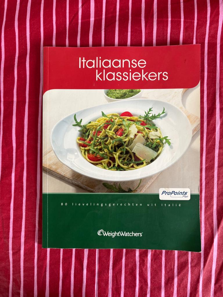 Livre de recettes avec des classiques italiens sains, Livres, Livres de cuisine, Enlèvement ou Envoi, Utilisé, Italie, Cuisine saine