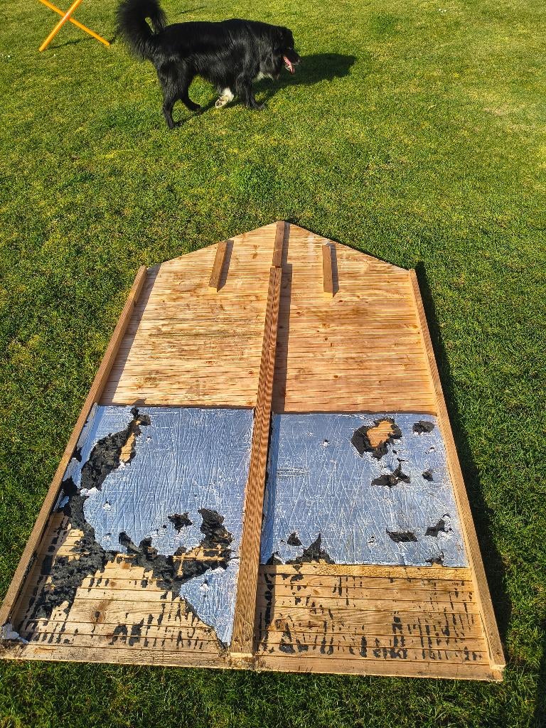 Gebruikt klein tuinhuisje. Regio Kampenhout, Tuin en Terras, Ophalen, Gebruikt, Hout, Tuinhuis