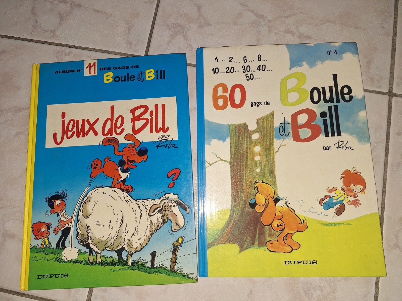 Lot de 2 Bd Boule & Bill 4,11 pour 5€, Plusieurs BD, Enlèvement, Utilisé
