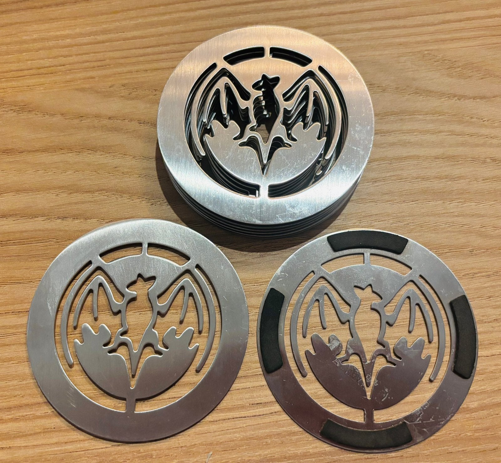 Sous-verres en verre, Enlèvement ou Envoi, Sous-verre, Comme neuf, Antidérapant