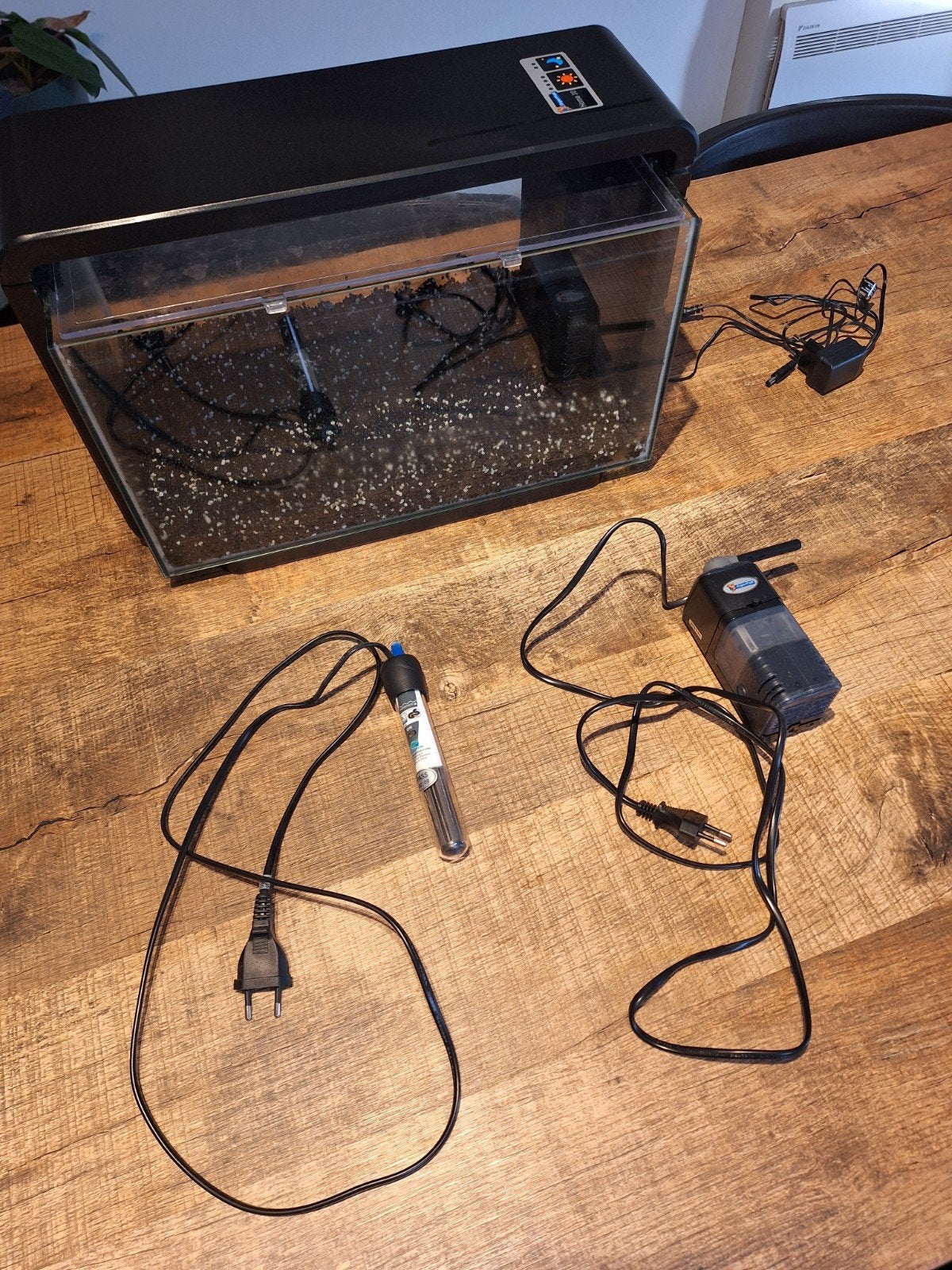 SuperFish Home 30 Aquarium - Zwart - 25 L, Animaux & Accessoires, Enlèvement, Chauffage, Filter, Superfish