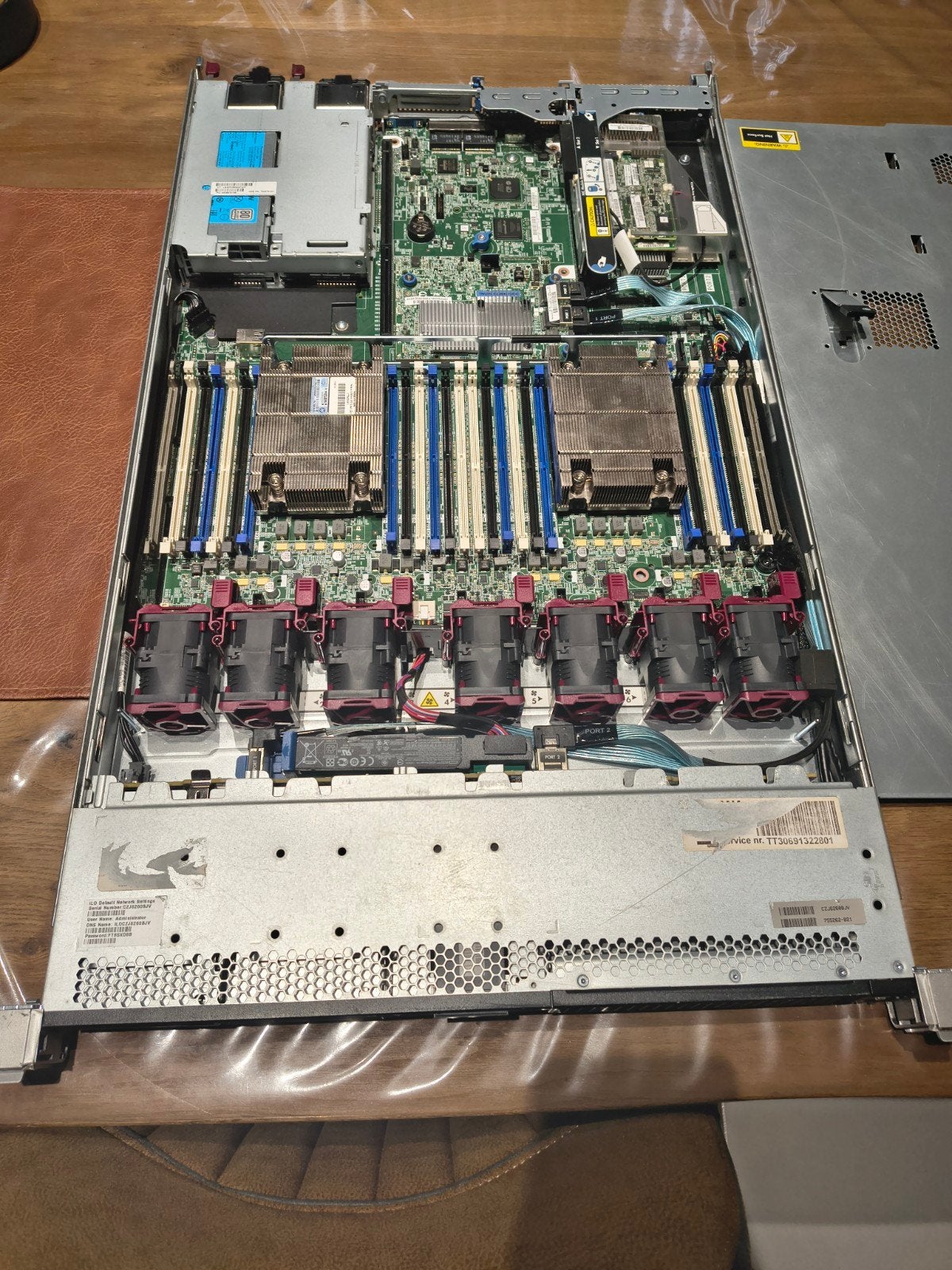 HP Proliant DL360 Gen9 zonder ram, Enlèvement