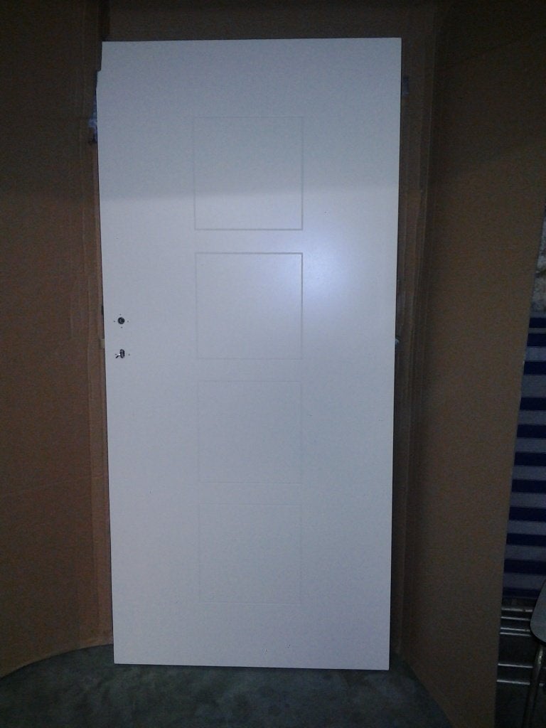 Porte moderne ENTIÈREMENT LAQUÉE EN BLANC., Moins de 200 cm, Porte pliante, Enlèvement, 80 à 100 cm
