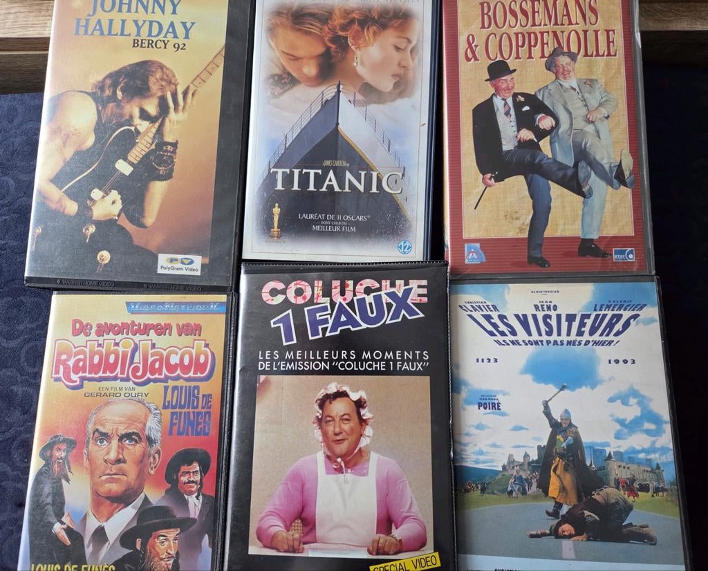 Lot  de K7 VHS  DIVERS, Ophalen of Verzenden, Gebruikt