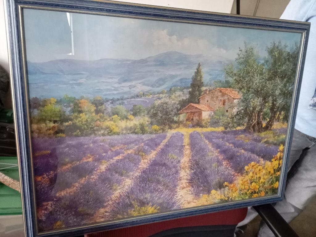 Tableau lavandes provence, Enlèvement