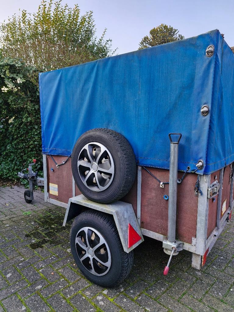 aanhangwagen enkele as MTM 500kg, Auto diversen, Aanhangers en Bagagewagens, Ophalen, Zo goed als nieuw