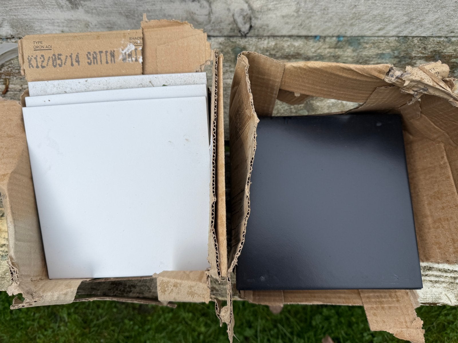 Carrelage noir et blanc, Bricolage & Construction, Neuf, Moins de 20 cm, Carrelage de sol, Céramique