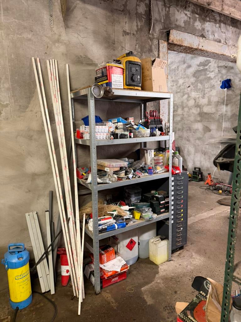 Verschillende auto garage matrialen nieuwstaat, Enlèvement, Comme neuf