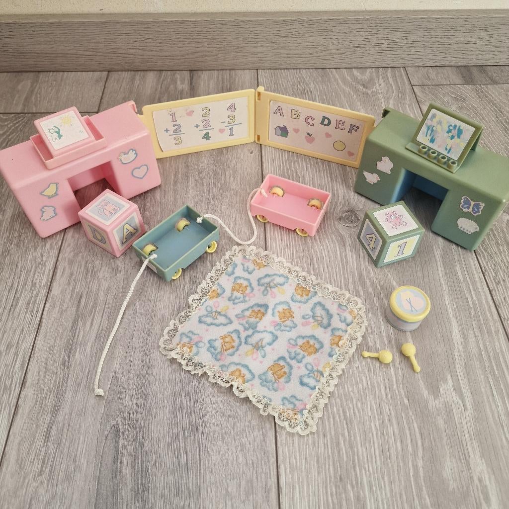 Vintage Mattel Heart Family Play Center, Kinderen en Baby's, Ophalen of Verzenden, Zo goed als nieuw, Accessoires