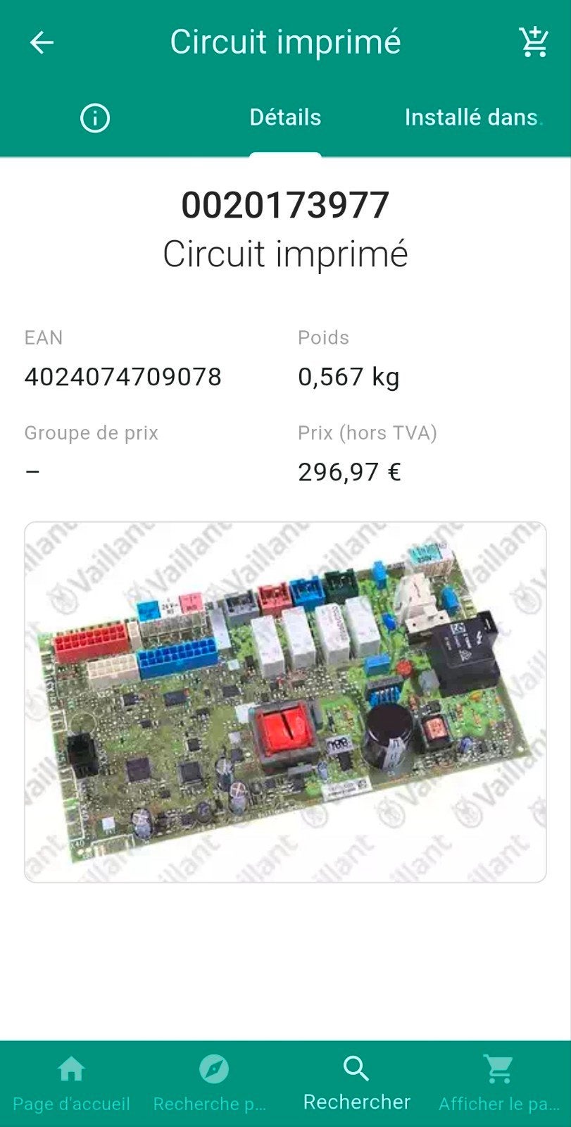 Carte Vaillant ecoCOMPACT VCC, auroCOMPACT VSC D 100%  Neuf, Enlèvement ou Envoi, Neuf