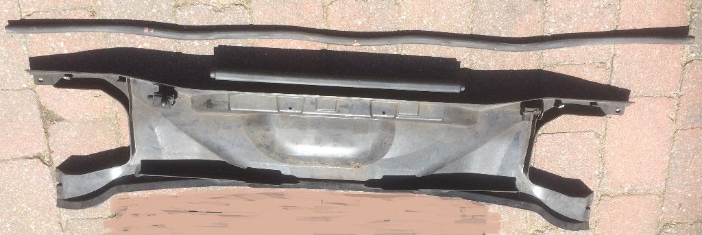 Bmw 1- reeks e81, e82, e87, e88 schutbord afdekplaat, rubber, Ophalen, Gebruikt, Voor, BMW