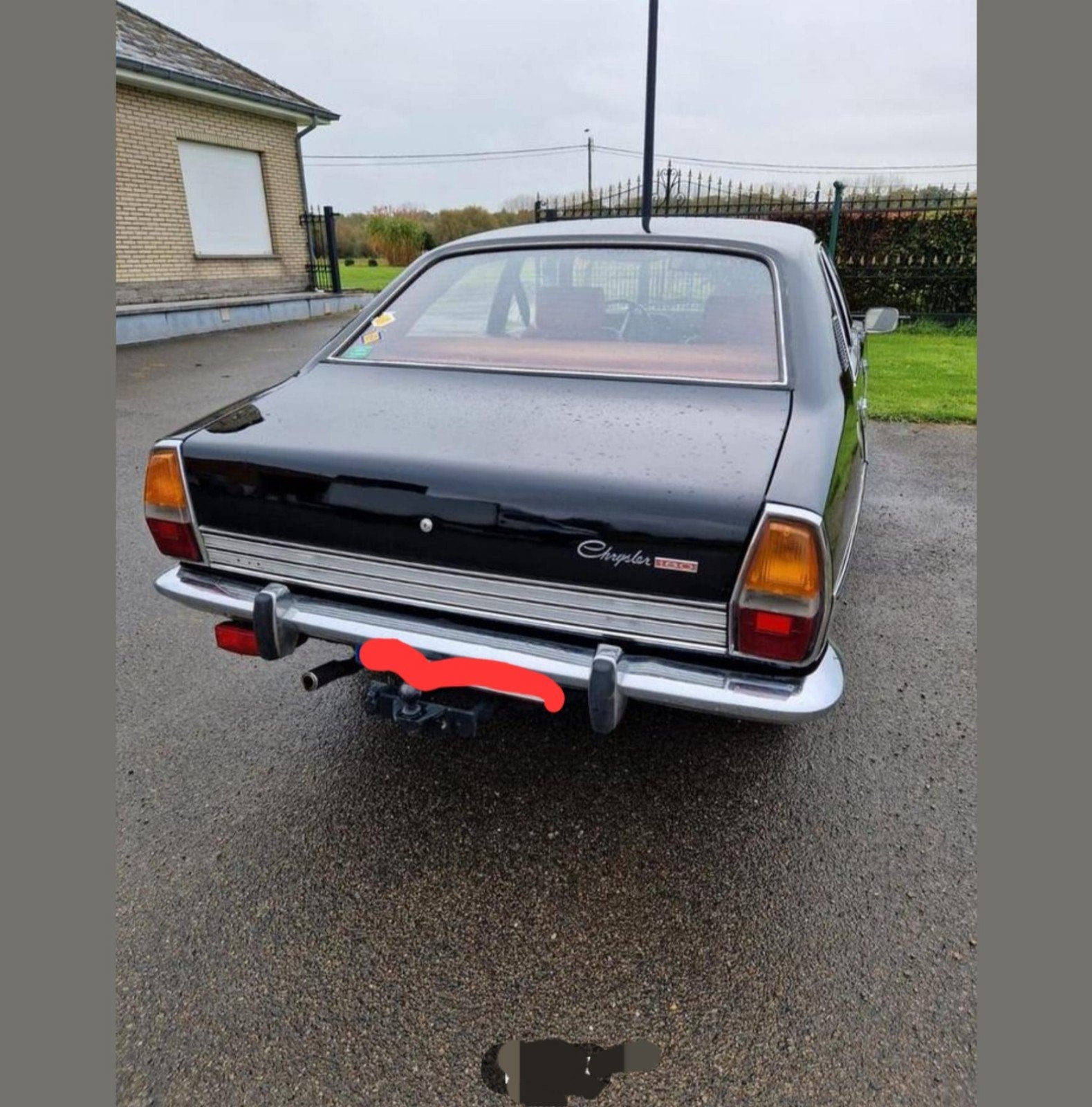 Simca-180 automaat Zwart-Rood, foto 5