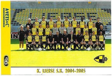 lierse sk - 37 fotokaarten   2004/05, Verzamelen, Ophalen of Verzenden