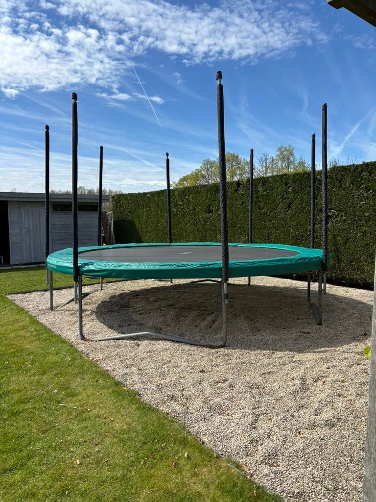 Buizenstel en veren voor trampoline Berg, Ophalen, Gebruikt