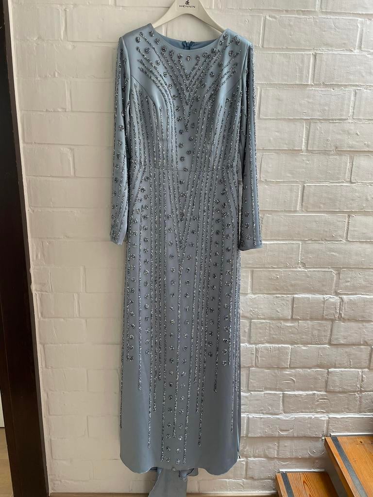 Galakleed, Kleding | Dames, Ophalen, Zo goed als nieuw, Maat 36 (S), Blauw