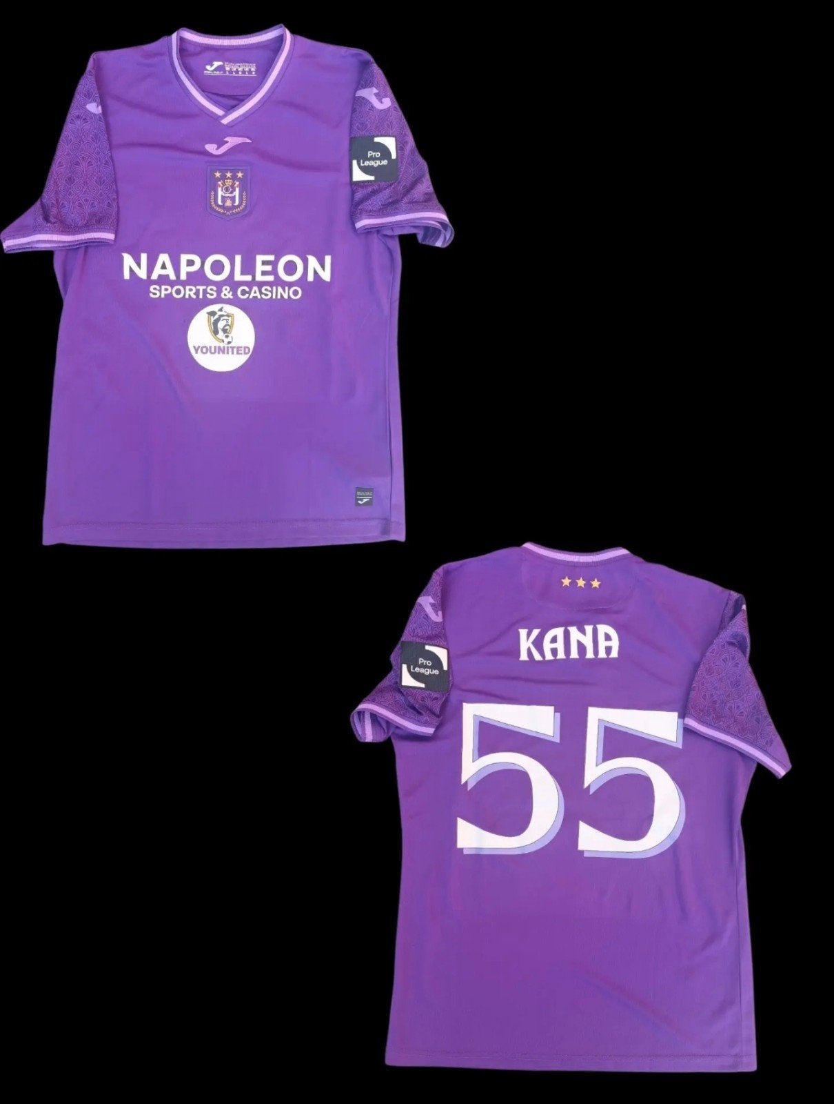 maillot RSC Anderlecht Younited Kana, Verzamelen, Ophalen of Verzenden