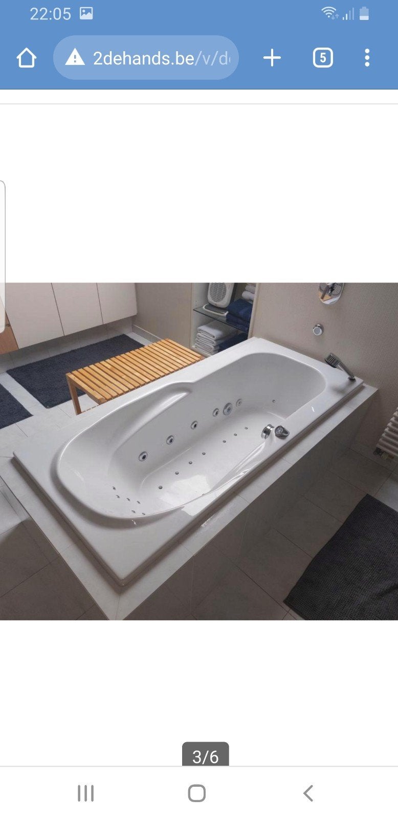 jacuzi van Aquamas, Ophalen, Gebruikt, Bad