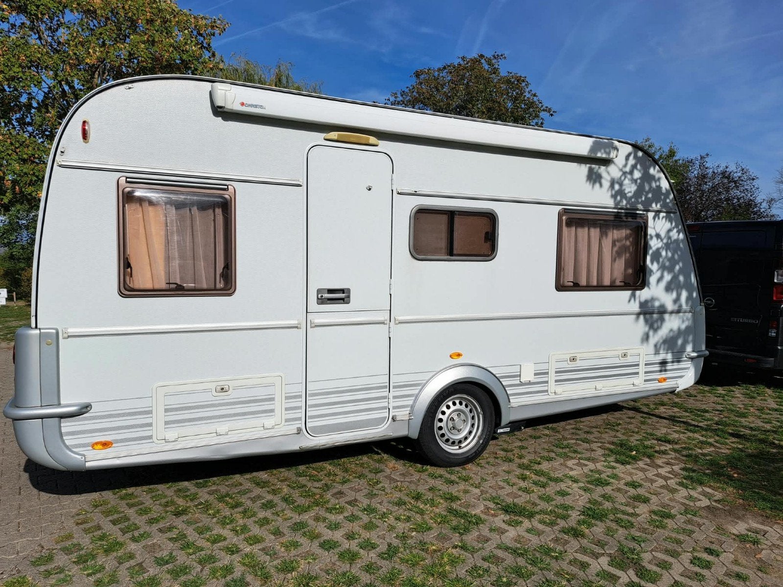 Mooie en goed onderhouden Tabb, Caravanes & Camping, Grand lit, Réfrigérateur, Tabbert, Particulier