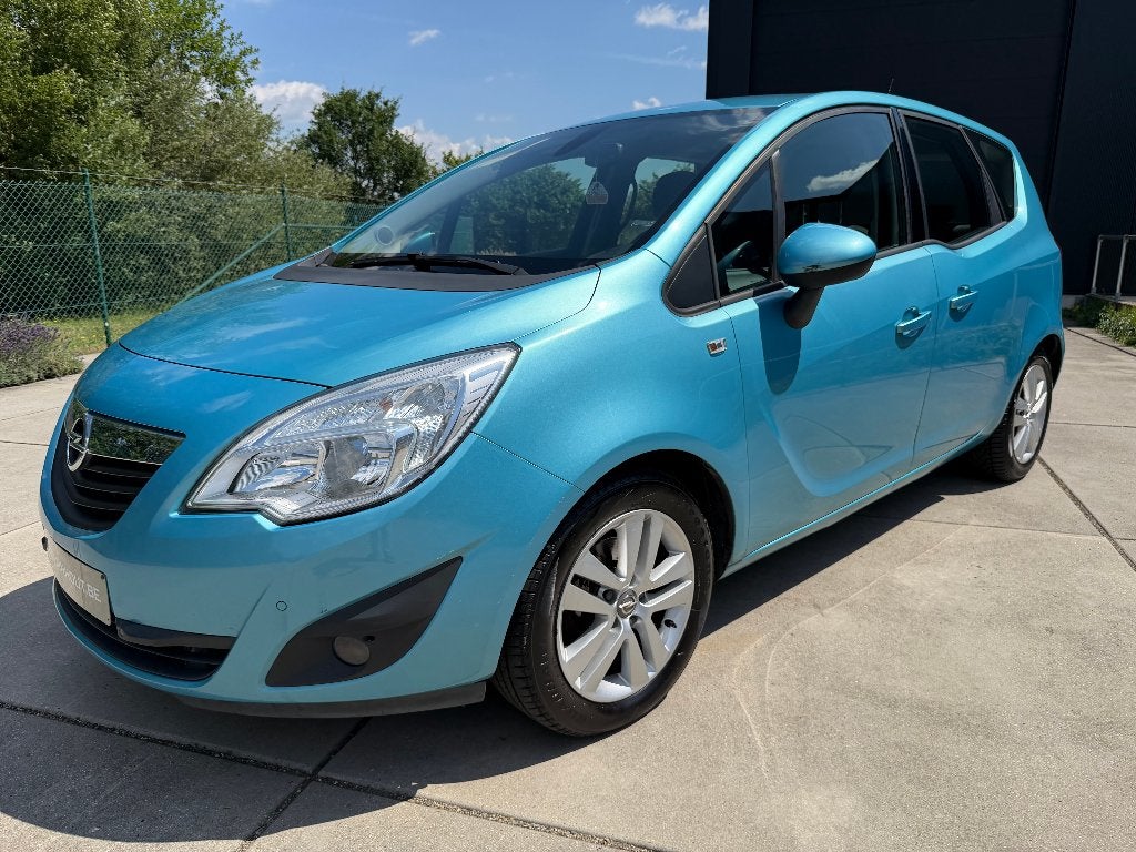 OPEL MERIVA 1.4 ARICO 2011 134 000 + Garantie, Auto's, Euro 5, Stof, Zwart, Blauw