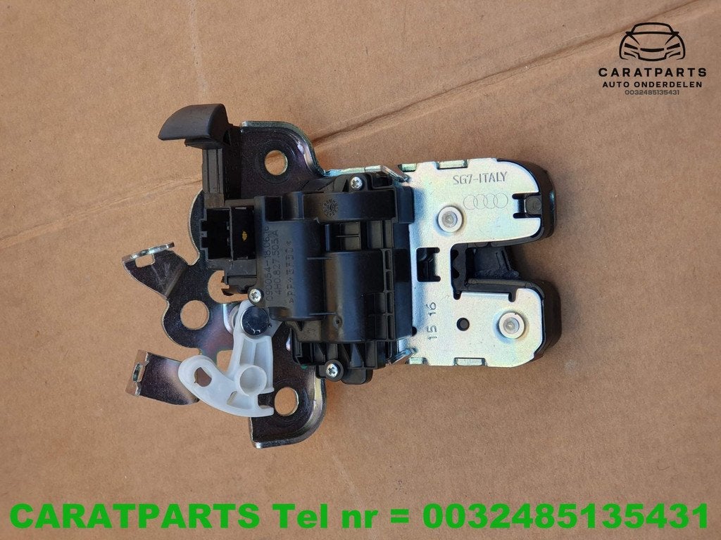 4H0827505A A6 achterklepslot a3 slotmechaniek A8 TTRS ..., Gebruikt, AUDI AG, Auto-Union-Strasse 1
85045  Ingolstadt, DE, Audi