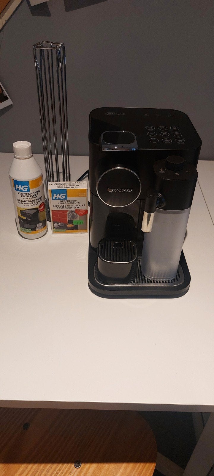Delonghi nespresso apparaat met toebehoren, Electroménager, Cafetières, Enlèvement ou Envoi, Cafetière