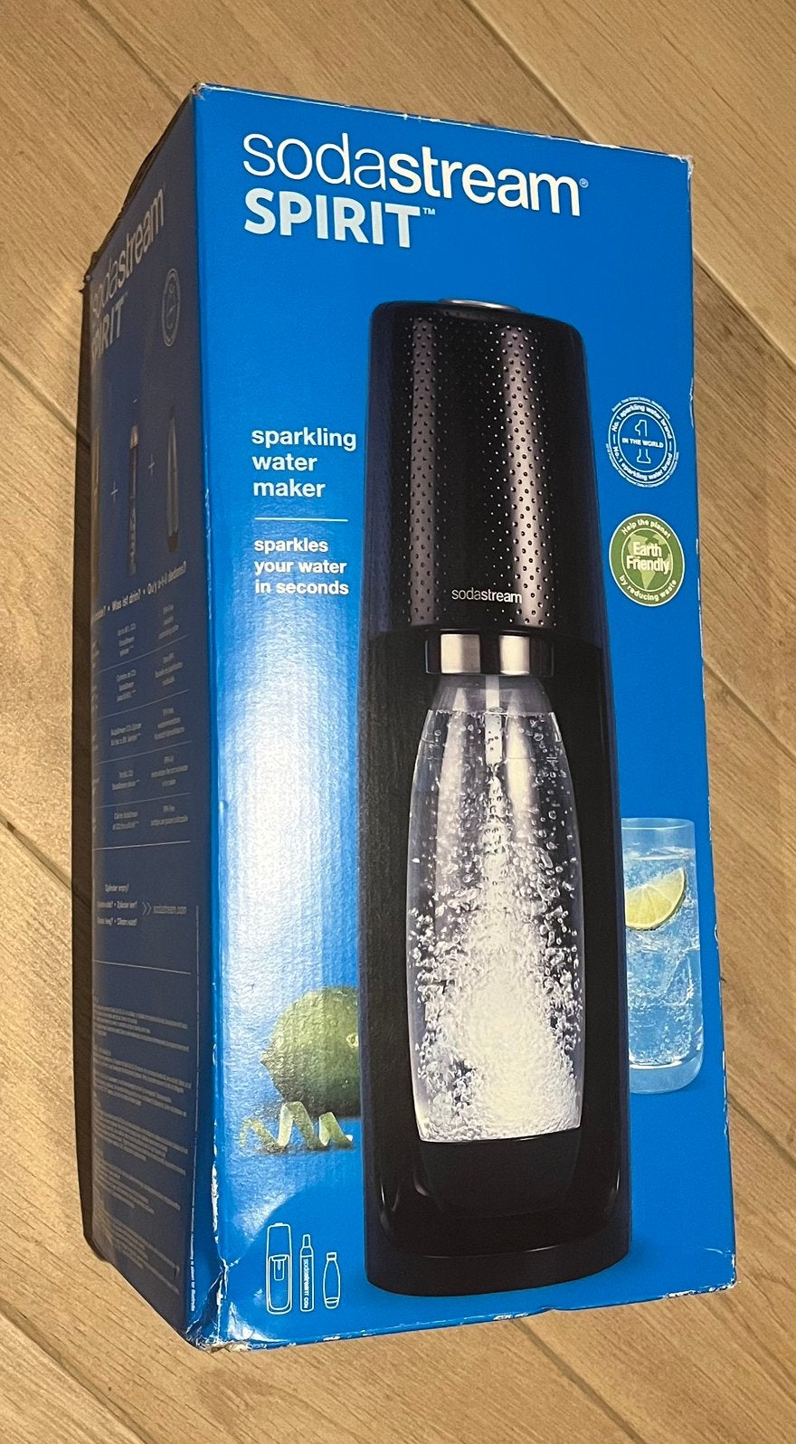 Sodastream Spirit zwart nieuw in doos (ongebruikt), Electroménager, Machines à eau pétillante, Enlèvement, Neuf