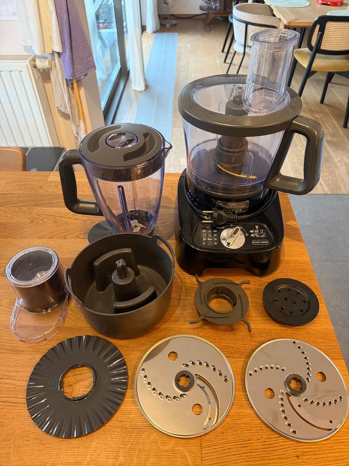 Robot multifonction Moulinex 1000W, Ophalen, Zo goed als nieuw