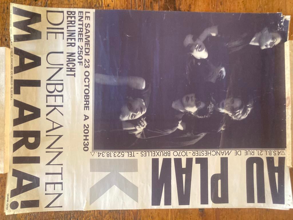 Affiche concert die unbekannten, Enlèvement ou Envoi