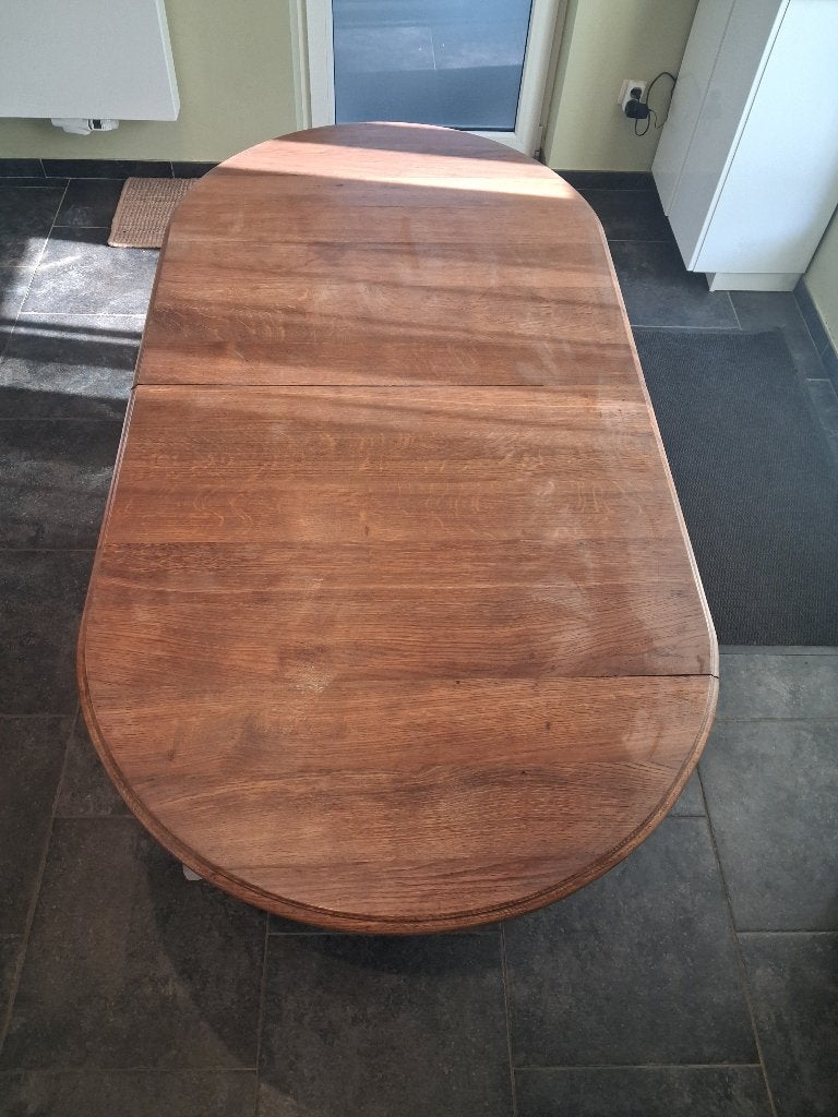 Table en bois massif, 150 à 200 cm, Cinq personnes ou plus, Comme neuf, Enlèvement