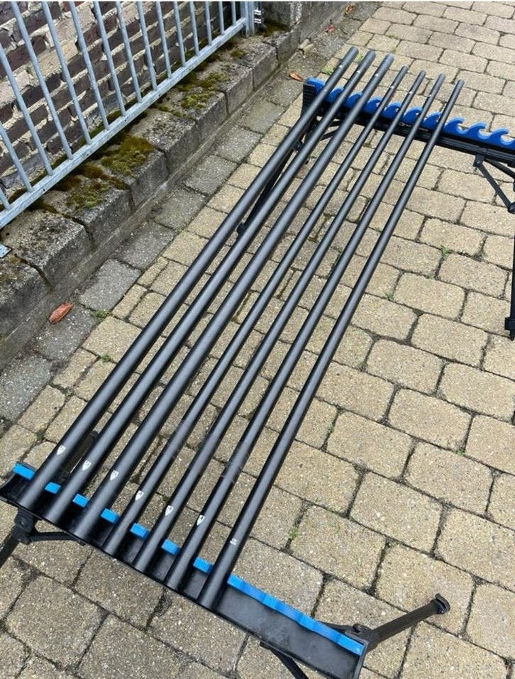 Garbolino Slimax Saphir 13 meter incl 16 top kits, Watersport en Boten, Hengelsport | Witvissen, Zo goed als nieuw, Ophalen