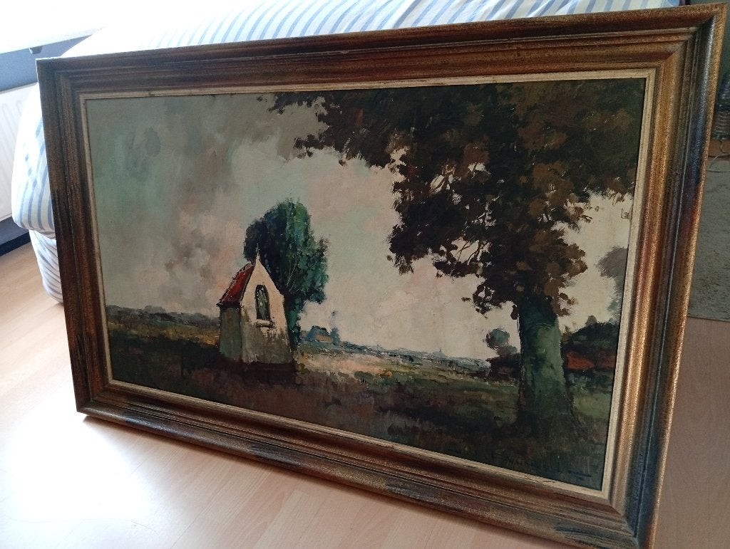 schilderijen pauwels, Antiek en Kunst, Ophalen, Acrylverf, Doek, Landschap