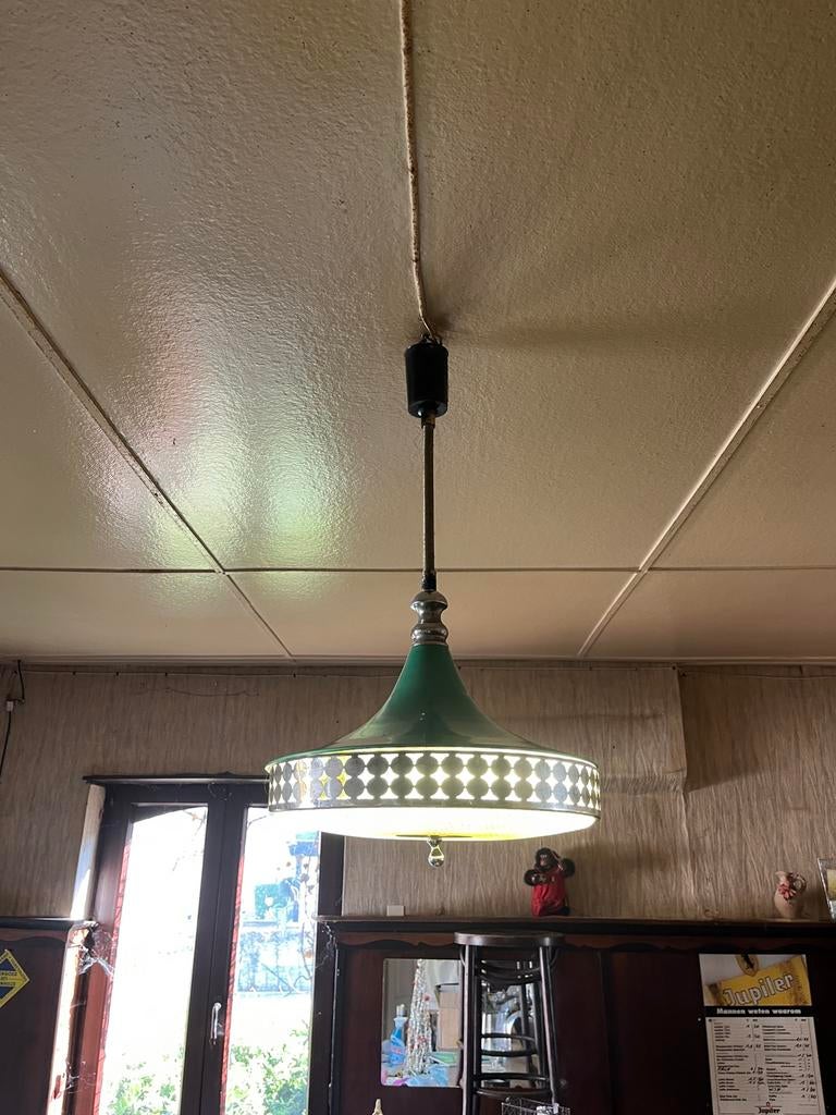Vintage hanglamp / retro lamp (jaren 60–70), Ophalen, Zo goed als nieuw