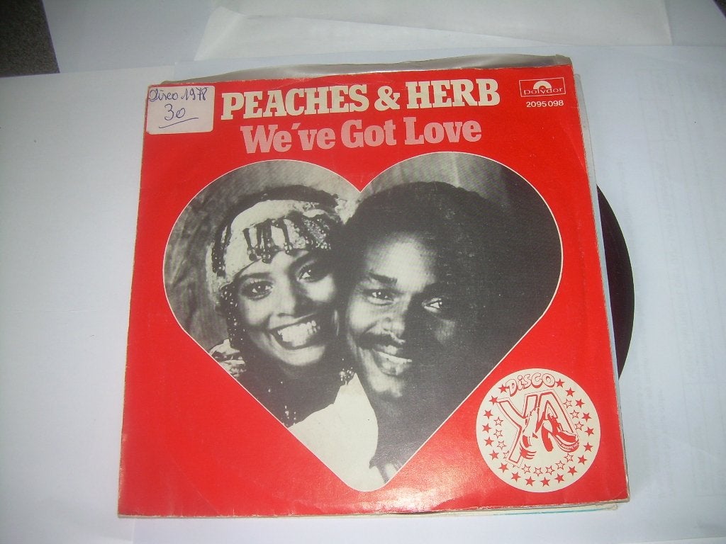 SINGLE 45T - Peaches & Herb — We've Got Love, CD & DVD, Vinyles Singles, Enlèvement ou Envoi, 7 inch, Comme neuf, Pressage original